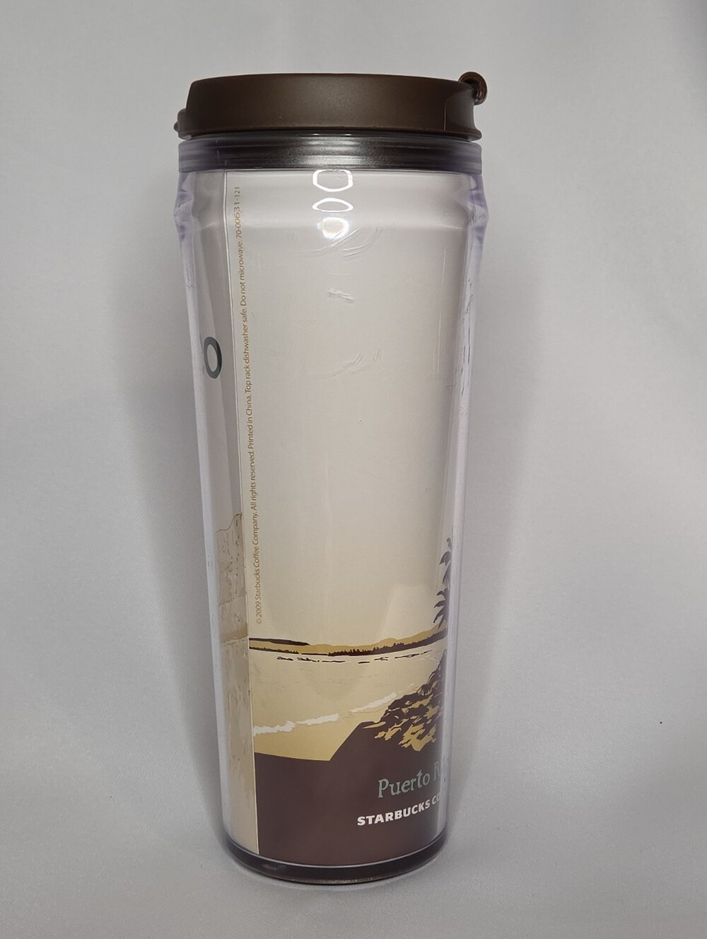 2004 Starbucks Global Icon Collection Puerto Rico Double Wall Tumbler/Cup 12 oz. - Picture 3 of 9